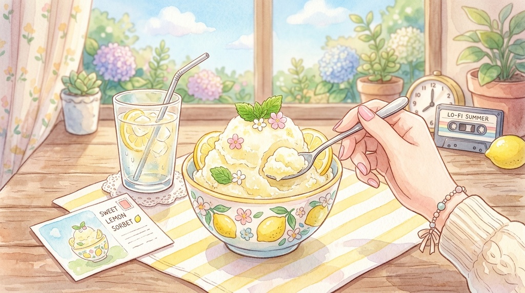 【フリーBGM】きゅんと爽やかレモンシャーベット