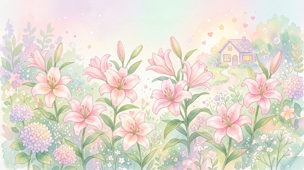 【フリーBGM】Pink Lily Bloom