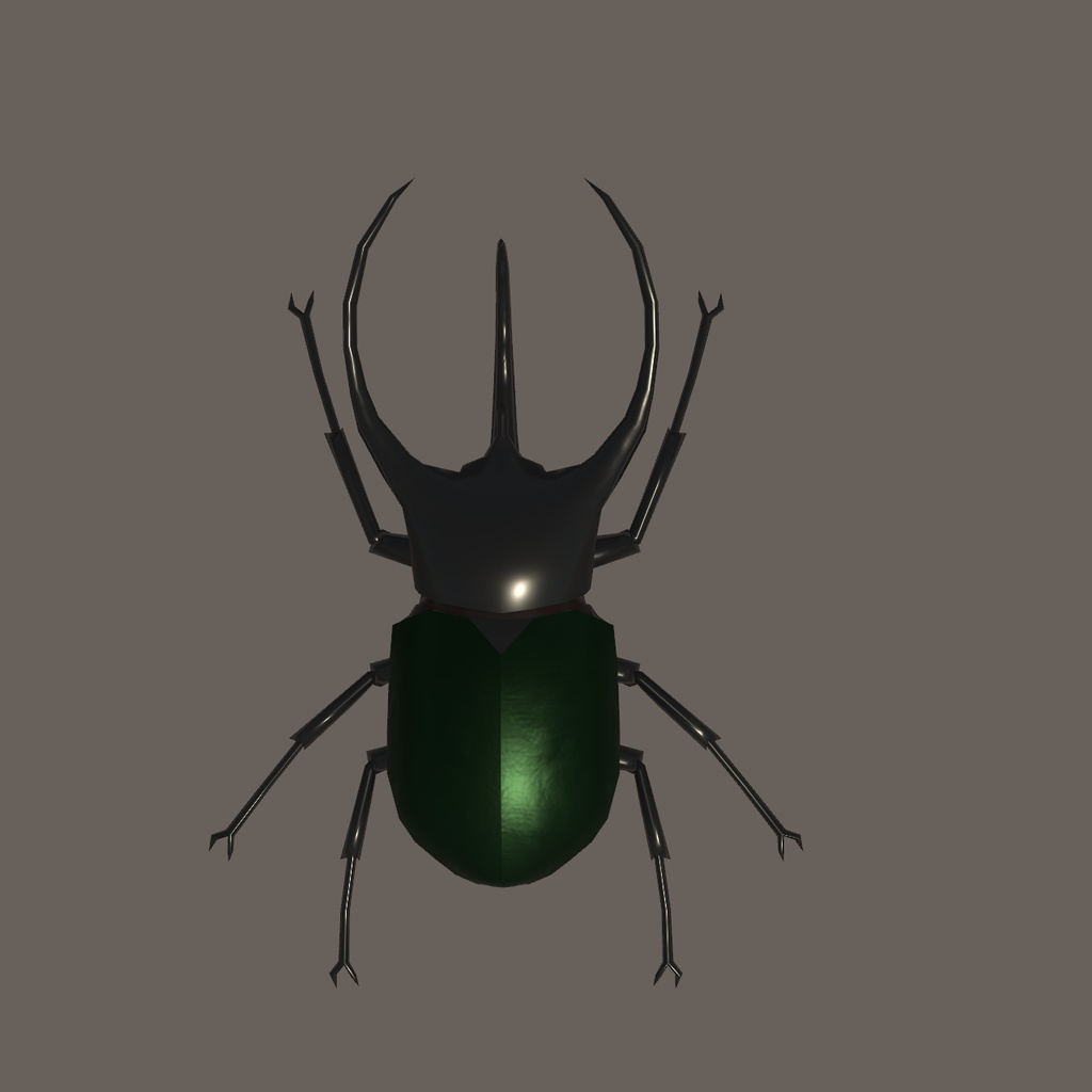 【3Dモデル】コーカサスオオカブト