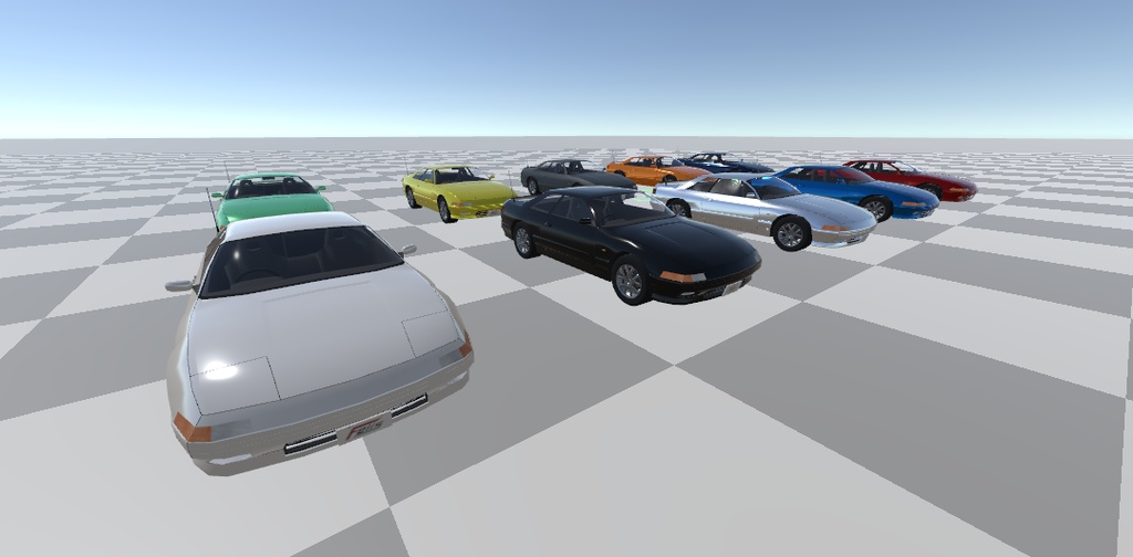 cluster向けドライブワールド・レースゲーム制作キット「LinxCarSystem」 + オリジナルカーモデル「Felis」