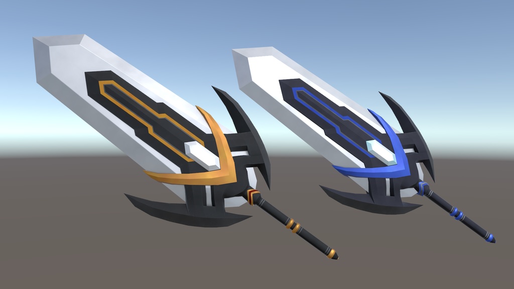 【3Dモデル】カードバトル武器セット