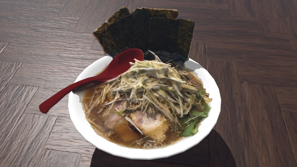 【3Dモデル】ラーメンセット