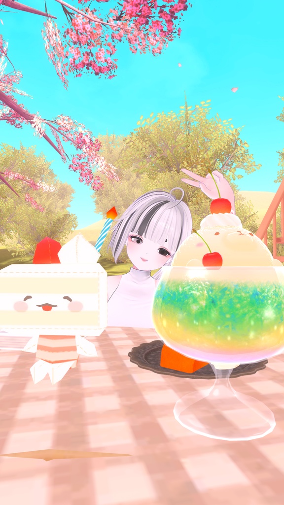 【3Dモデル「リアーヴちゃん」専用】地雷風メイク【Fany式】