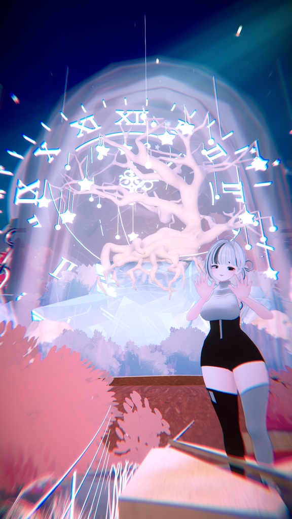 【3Dモデル「リアーヴちゃん」専用】地雷風メイク【Fany式】