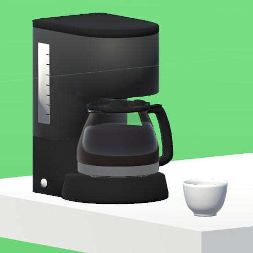 【VRChat想定】コーヒー・緑茶・紅茶3種飲み物システムセット