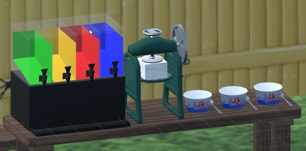【VRChat想定】かき氷システム