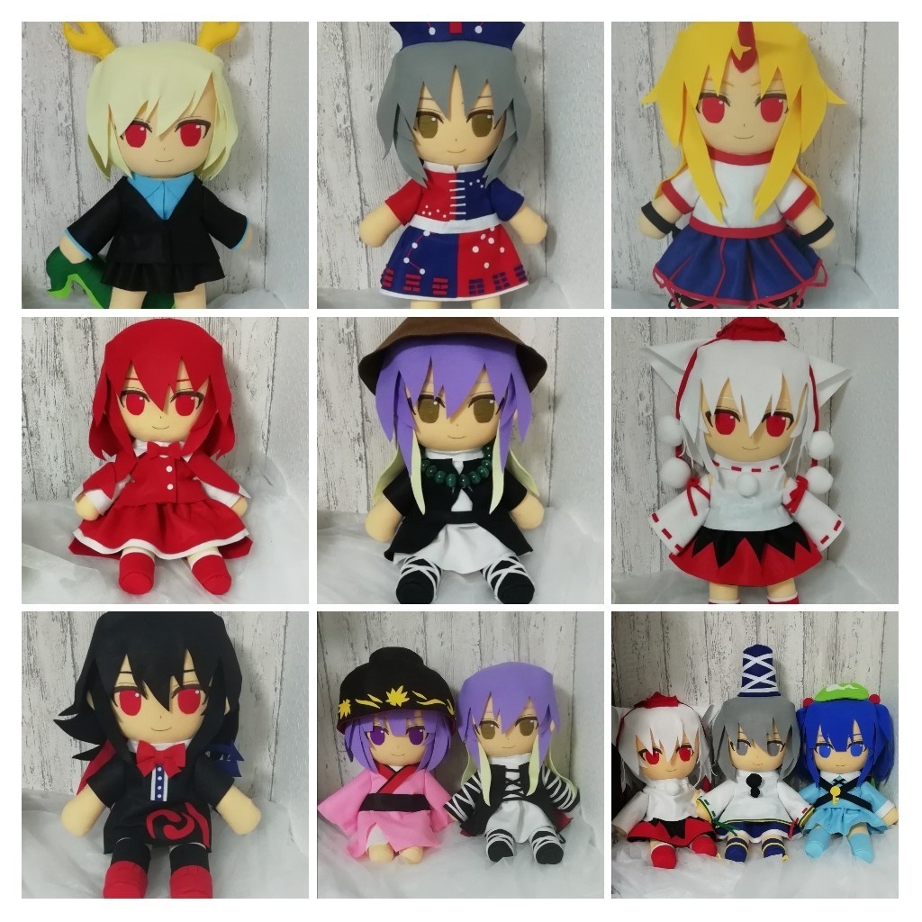 【クリックポスト】ハンドメイド ぬいぐるみ 素体セット 型紙 作り方 フェルト