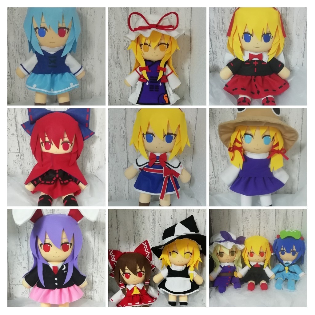 【あんしんBOOTHパック】ハンドメイド ぬいぐるみ 素体セット 型紙 作り方 フェルト