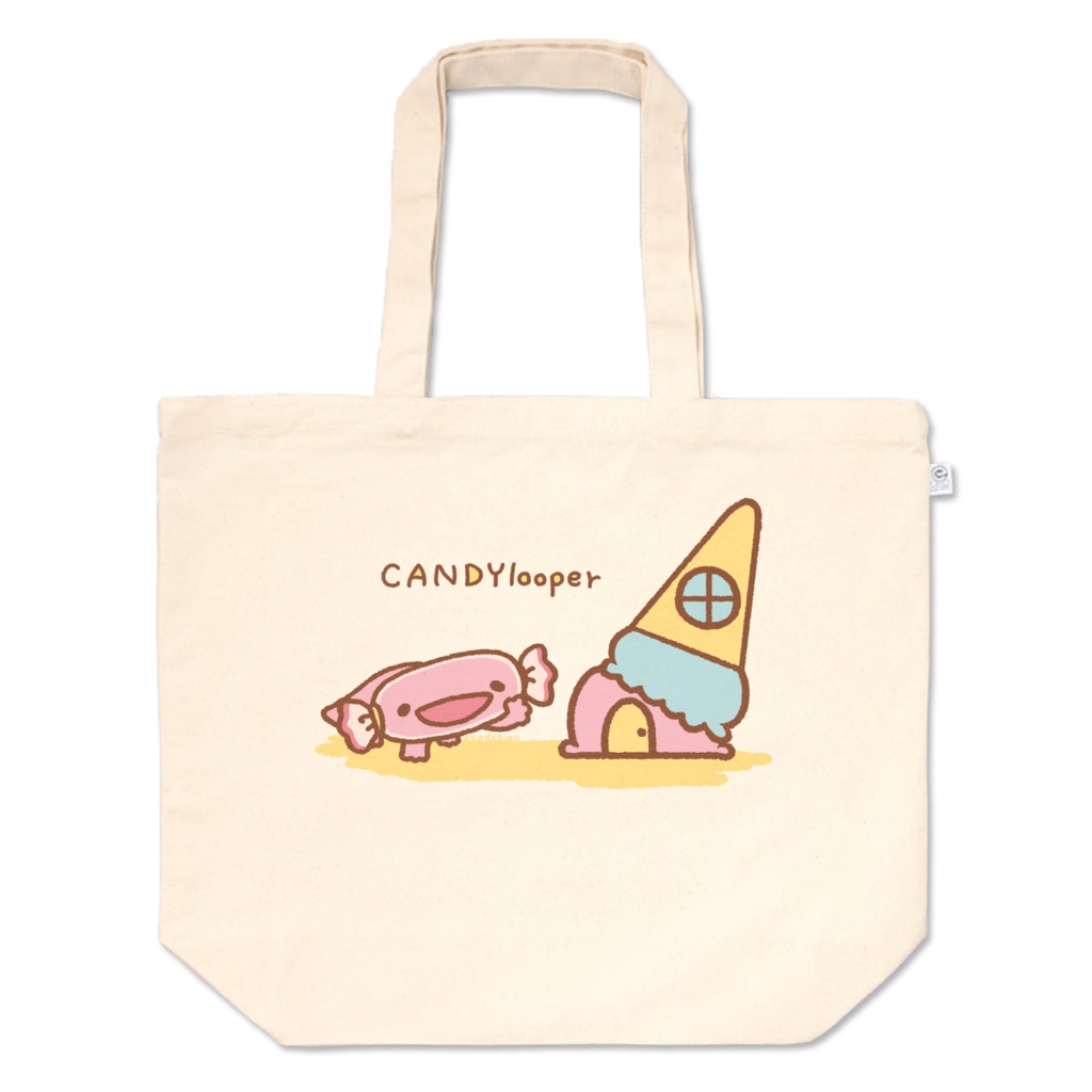 【きゃんでぃるぱ】トートバッグL