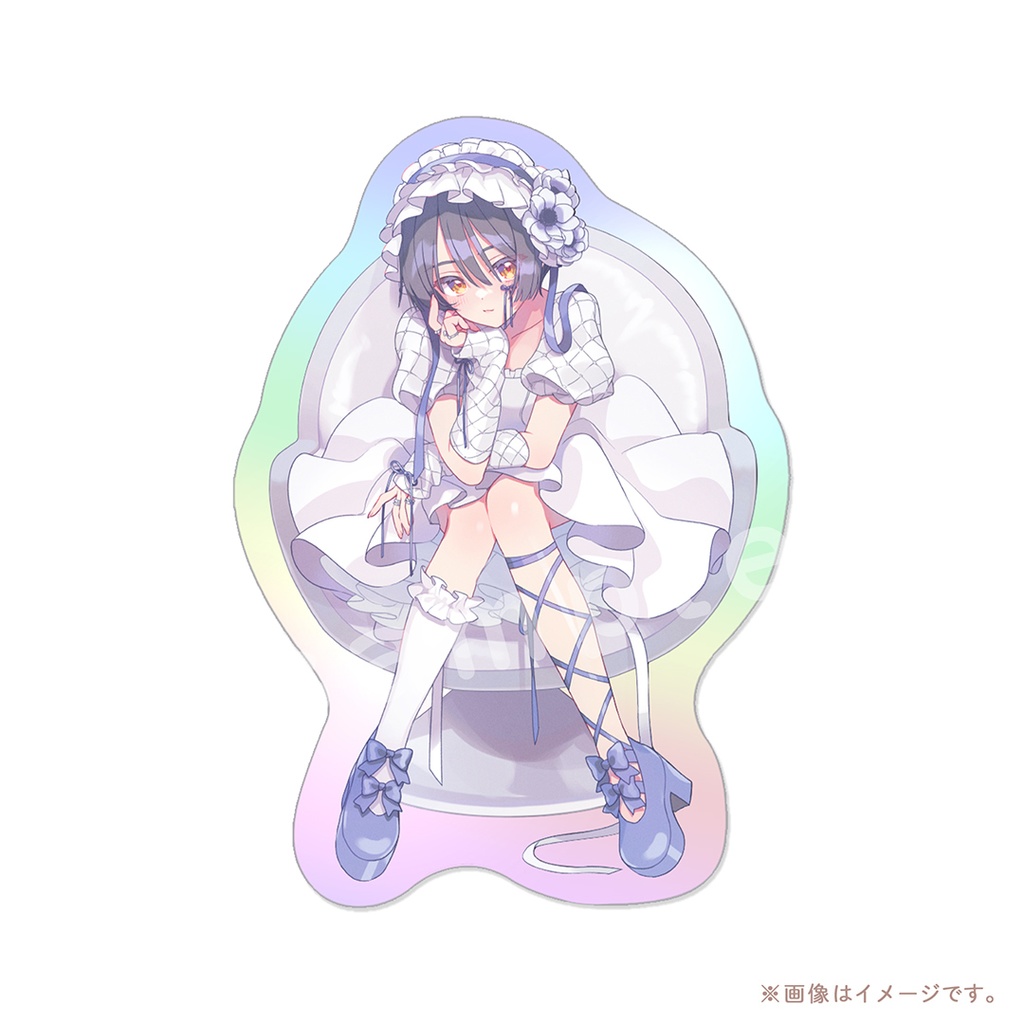 ホログラムステッカー(アネモネ)