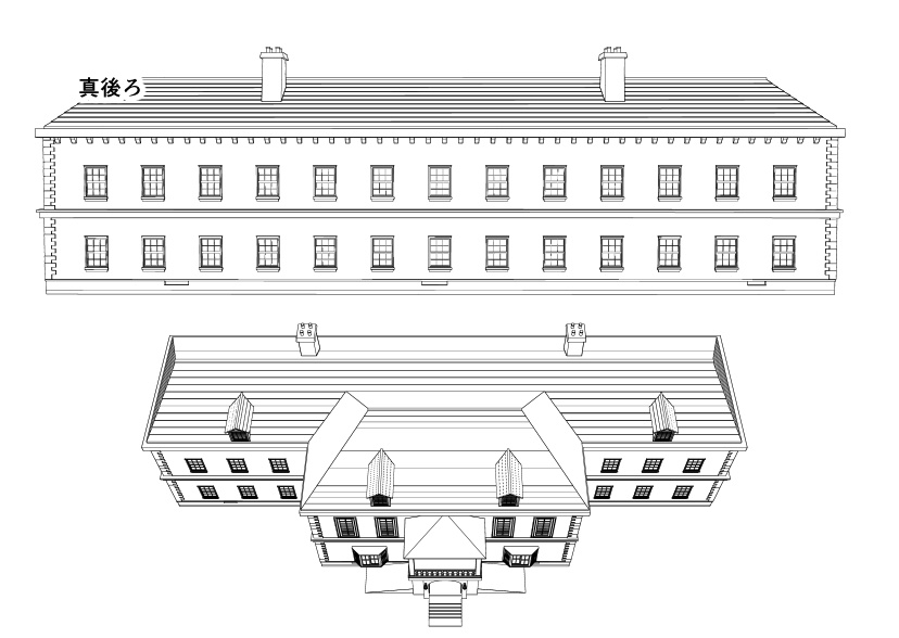 洋館風建物3点セット