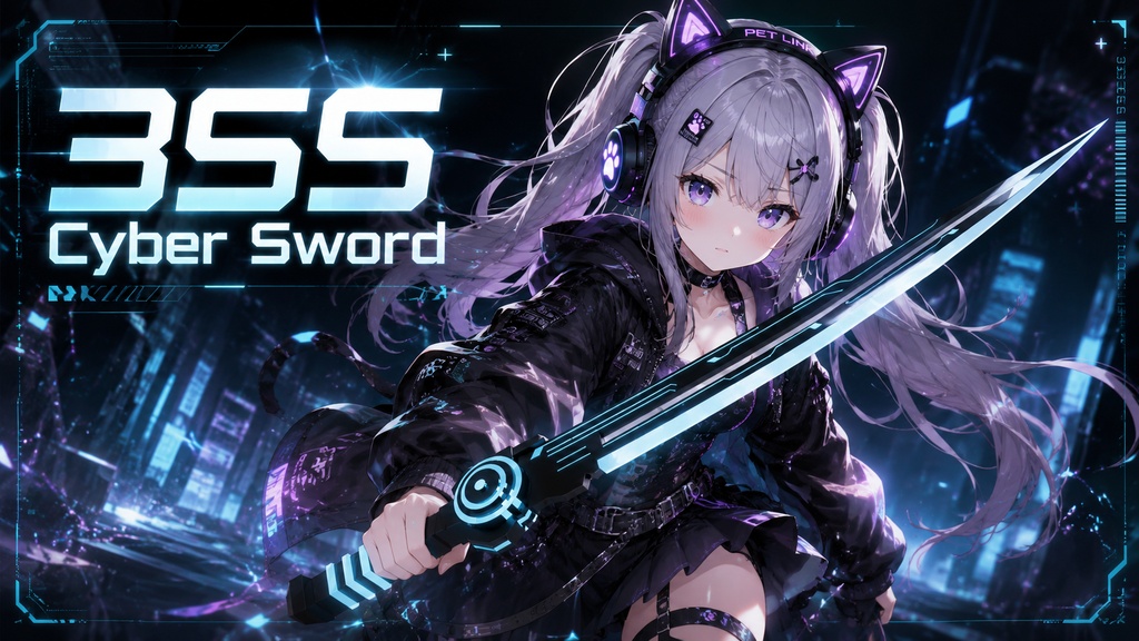 3SS Cyber Sword【VRChat対応/初回10点半額!】