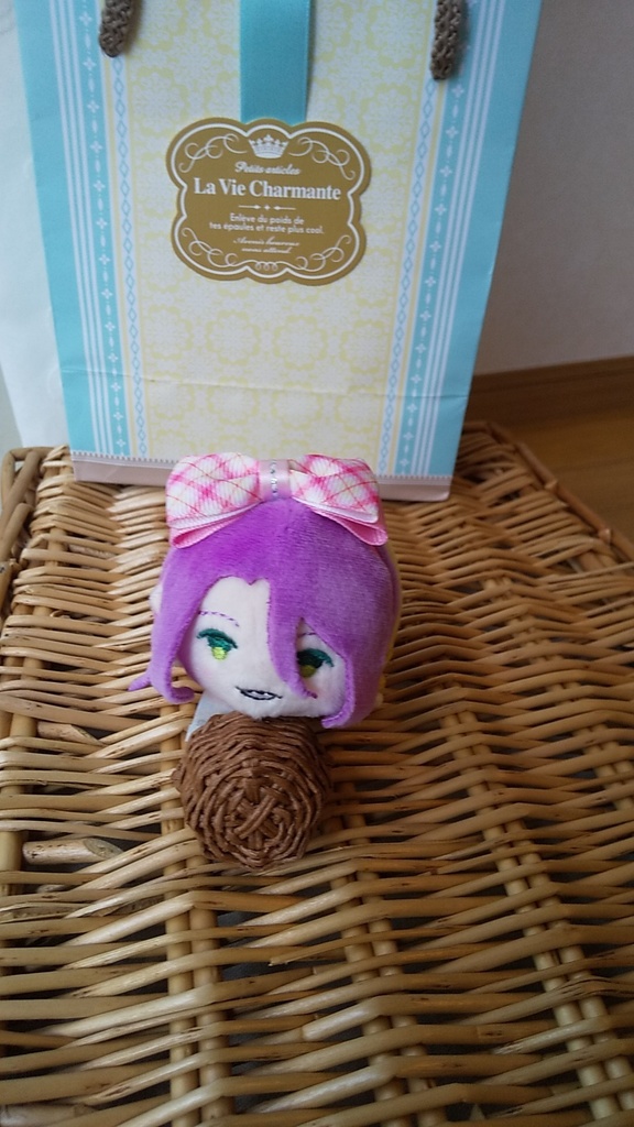 もちマスにぴったり！チェック柄ピンクリボン