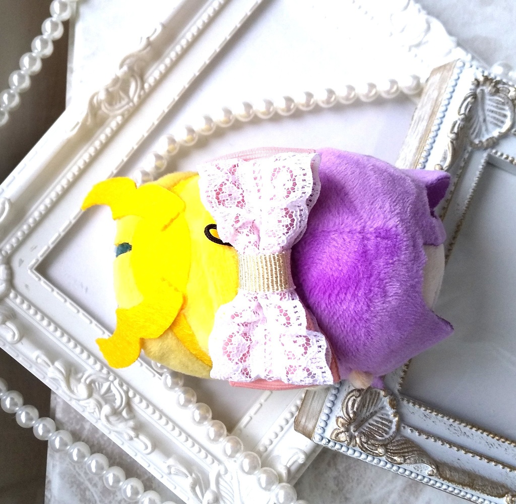 レースピンクリボン【もちマス・ねんどろいど・ぬい 小物】