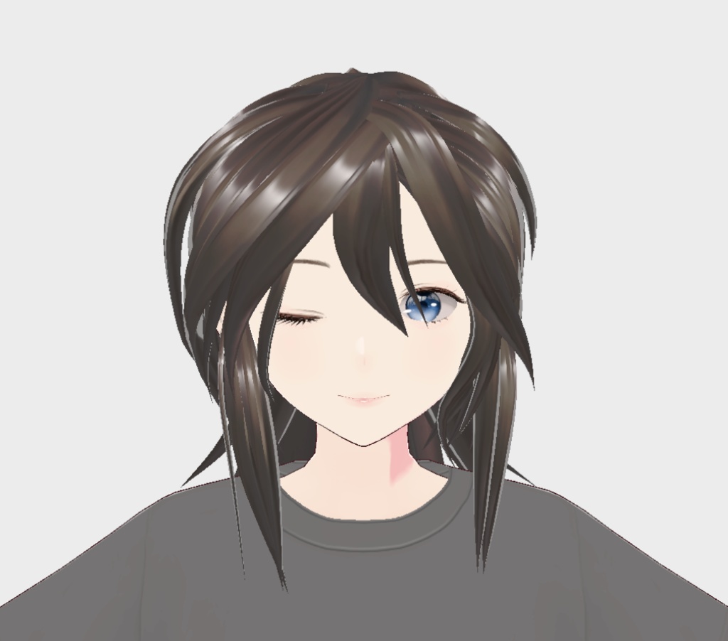 VRoid Three Front Hair Textures