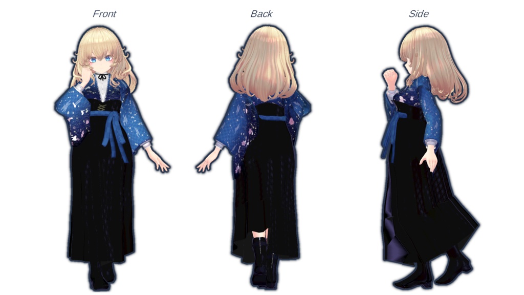 複数アバター向け衣装「ノスタルジックロマン」