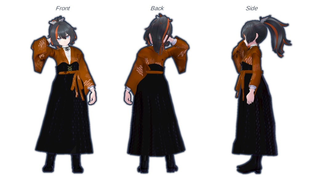 複数アバター向け衣装「ノスタルジックロマン」