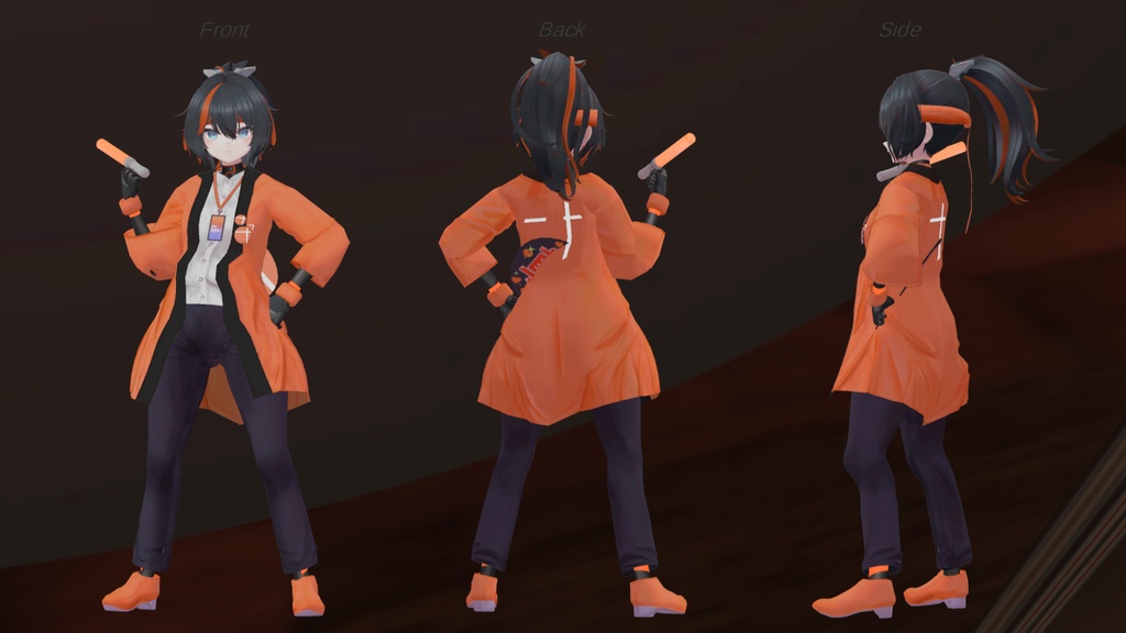 FLASTOREアバター&桔梗向け衣装「変動法被」