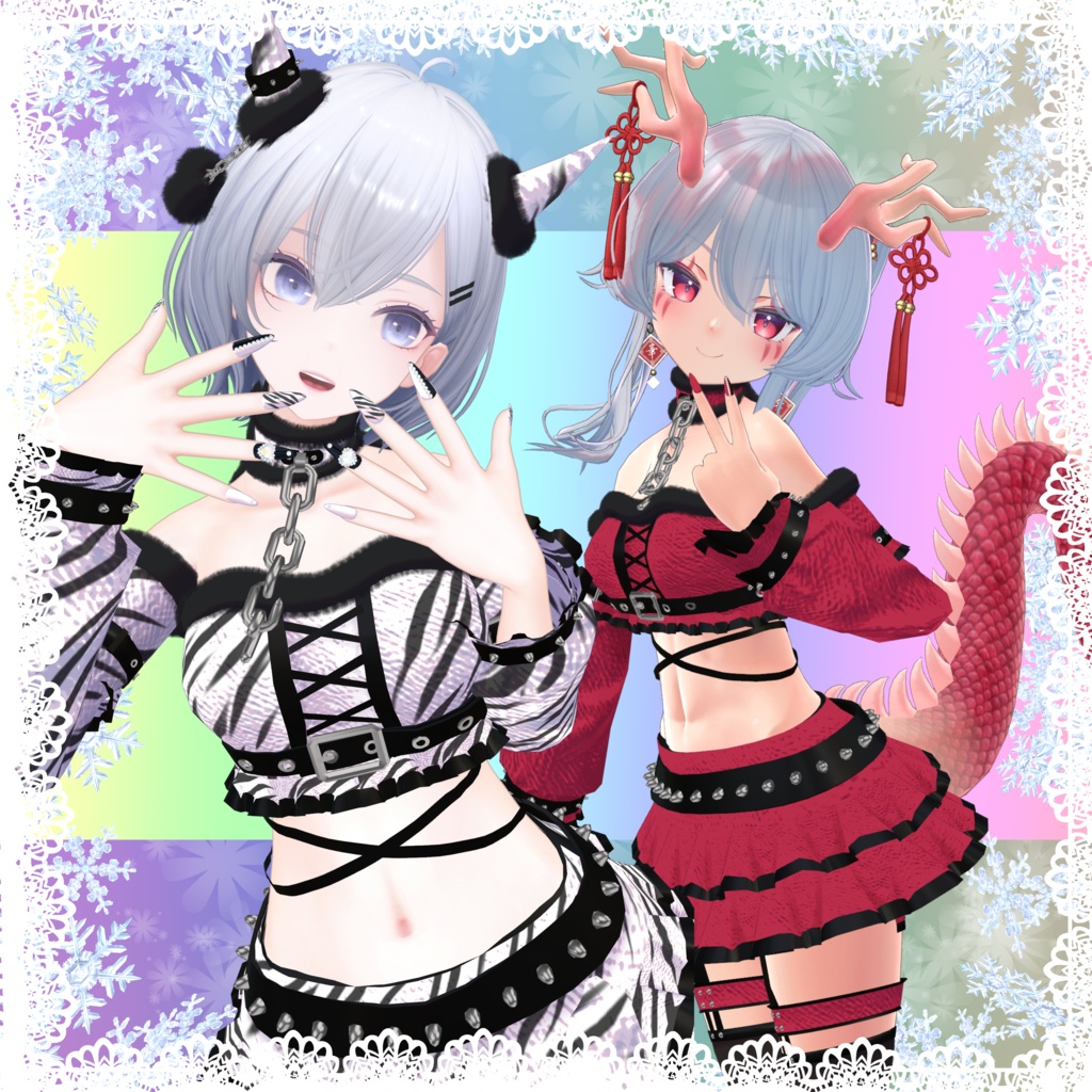 複数アバター向け衣装「鬼ギャル無双」