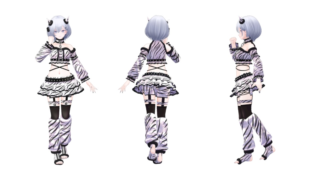 複数アバター向け衣装「鬼ギャル無双」