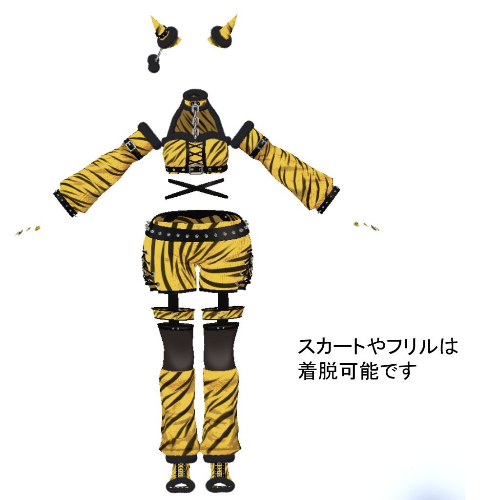 複数アバター向け衣装「鬼ギャル無双」