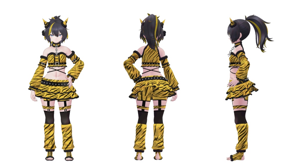 複数アバター向け衣装「鬼ギャル無双」