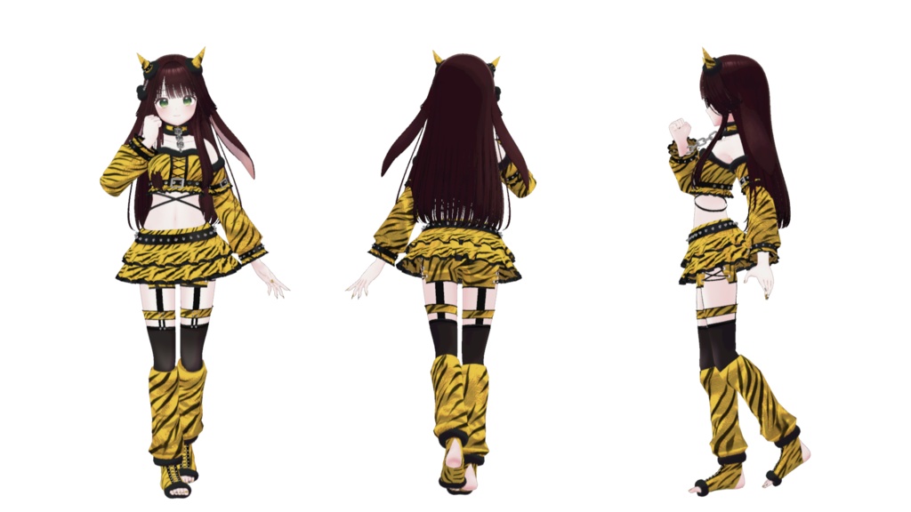 複数アバター向け衣装「鬼ギャル無双」