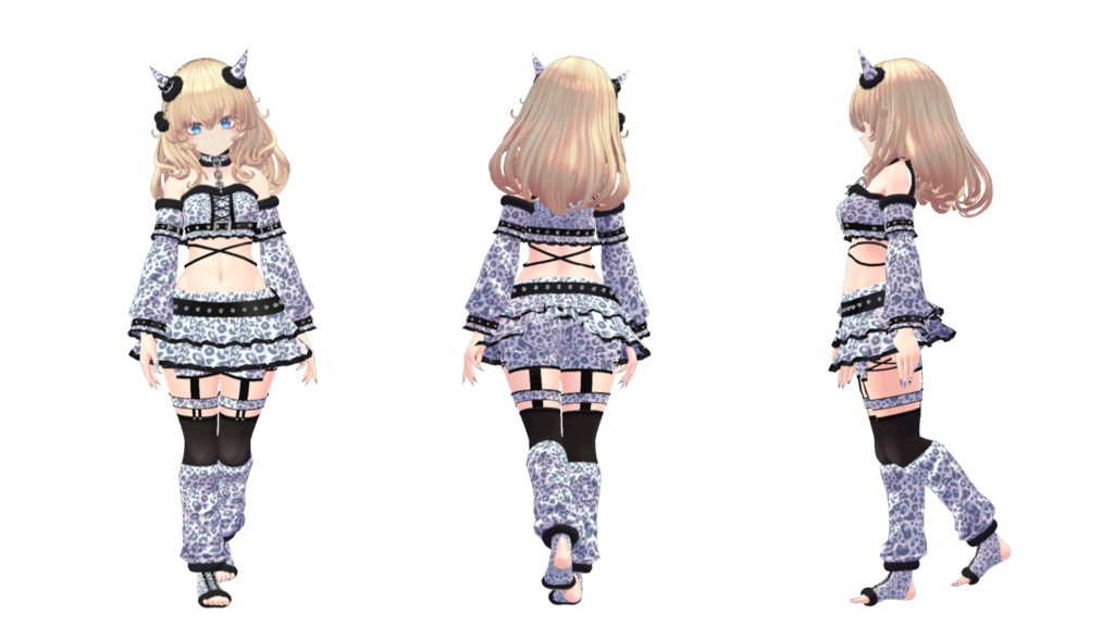 複数アバター向け衣装「鬼ギャル無双」