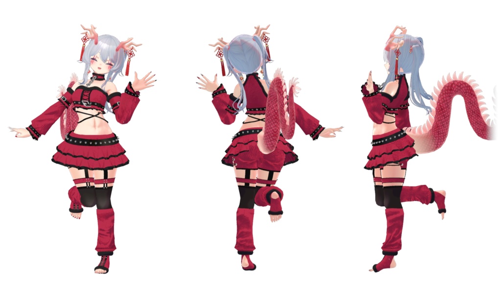 複数アバター向け衣装「鬼ギャル無双」