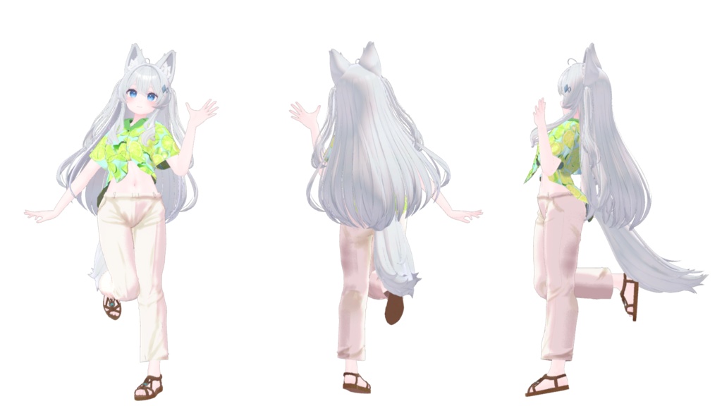 複数アバター向け衣装「アロハシャツ」