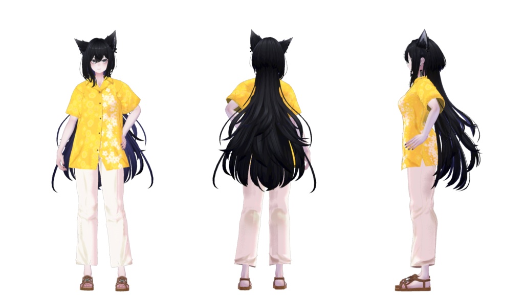 複数アバター向け衣装「アロハシャツ」