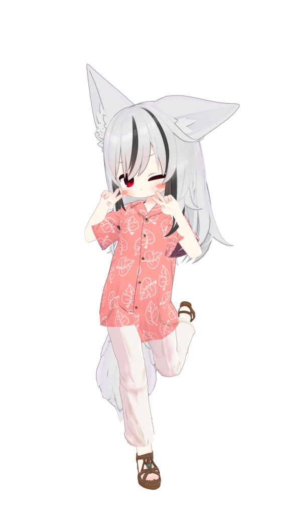 複数アバター向け衣装「アロハシャツ」