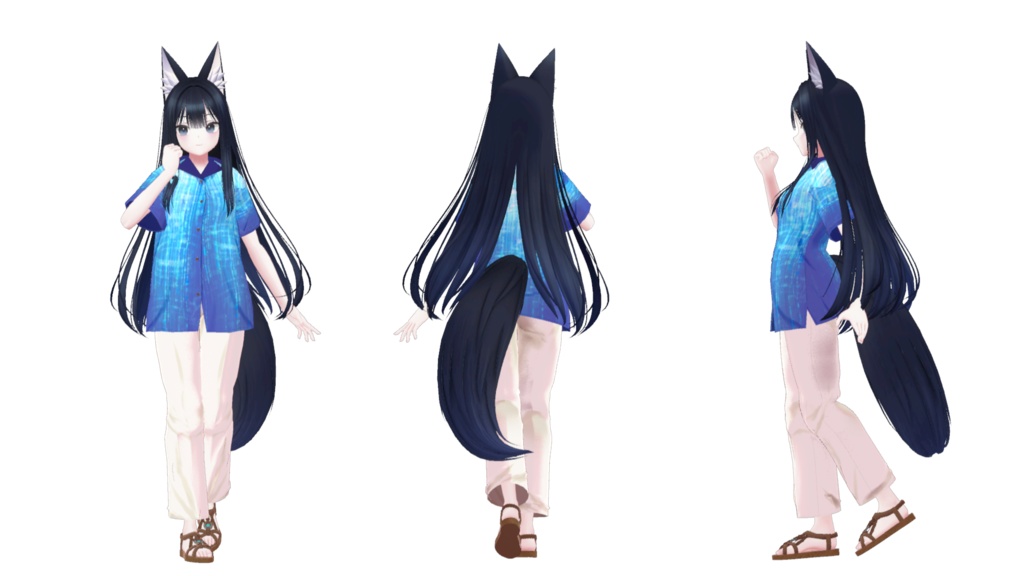 複数アバター向け衣装「アロハシャツ」