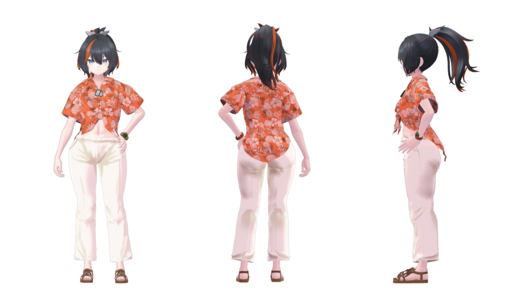複数アバター向け衣装「アロハシャツ」
