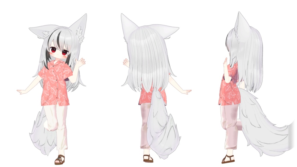 複数アバター向け衣装「アロハシャツ」