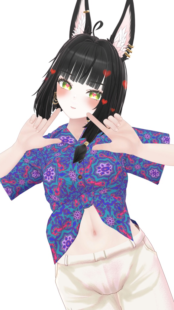 複数アバター向け衣装「アロハシャツ」