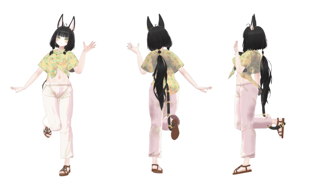 複数アバター向け衣装「アロハシャツ」