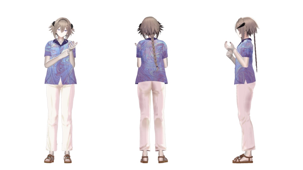 複数アバター向け衣装「アロハシャツ」