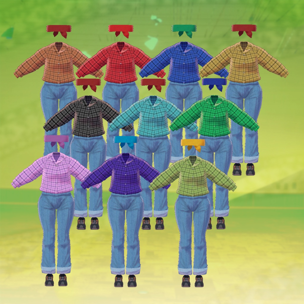 FLASTOREアバター向け衣装「有明ソルジャー」