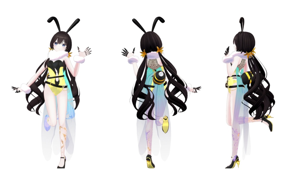 複数アバター向け衣装「ハニースーツ」