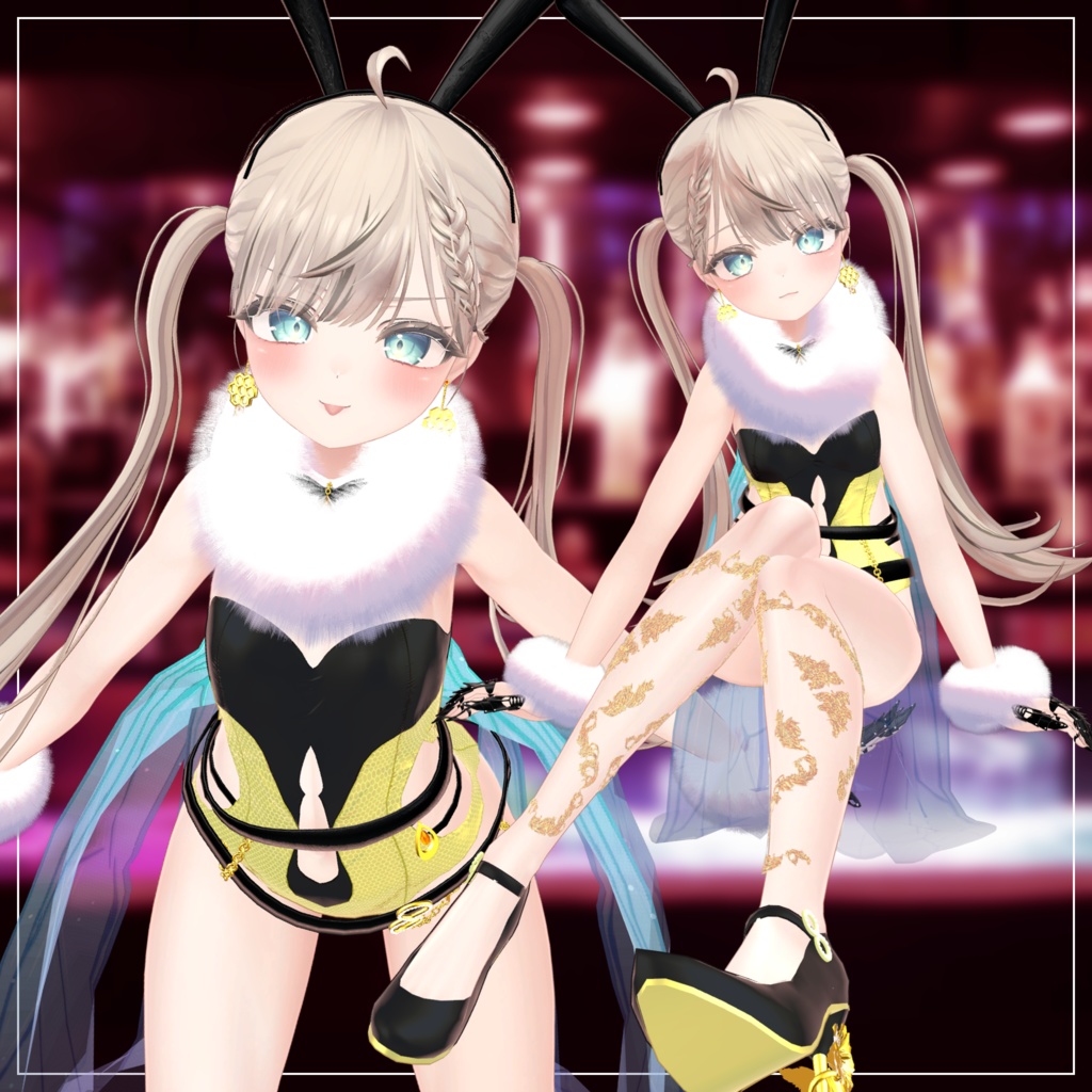 複数アバター向け衣装「ハニースーツ」