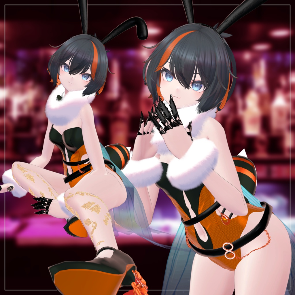 複数アバター向け衣装「ハニースーツ」