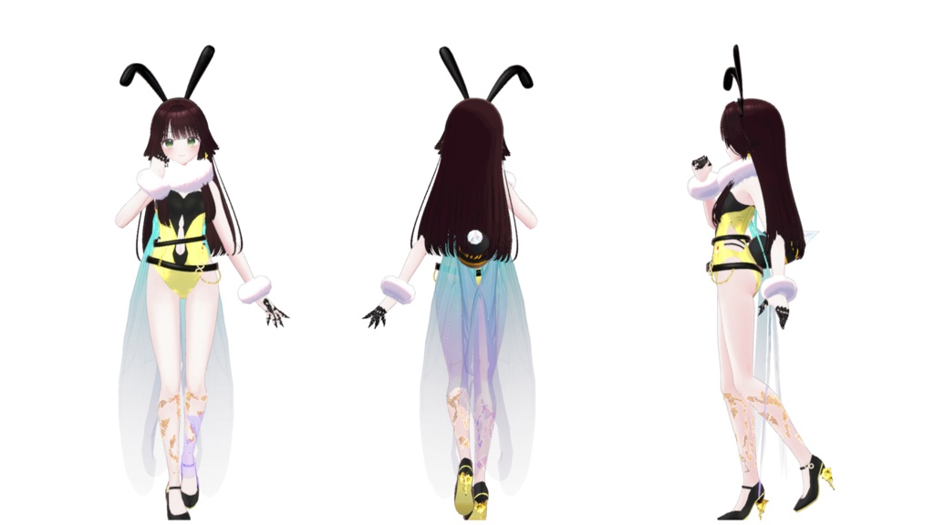 複数アバター向け衣装「ハニースーツ」