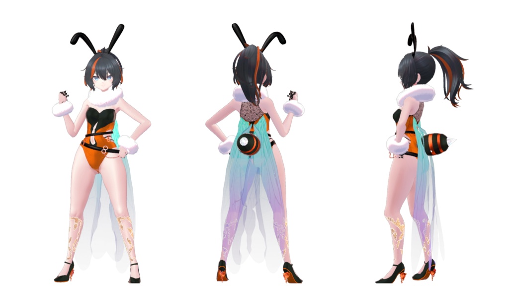 複数アバター向け衣装「ハニースーツ」