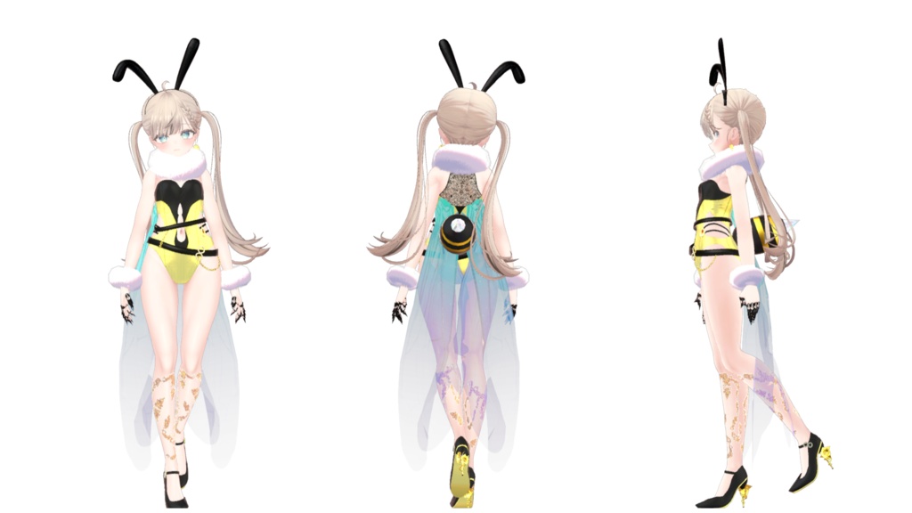 複数アバター向け衣装「ハニースーツ」