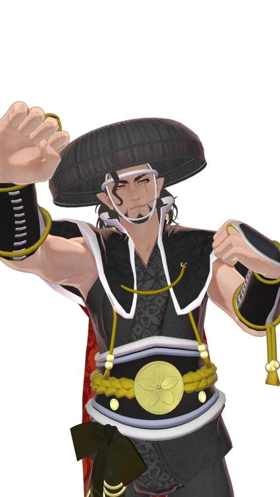 複数アバター向け衣装「風来道中膝栗毛」