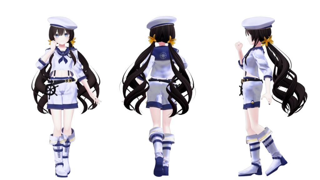 【MA設定済】複数アバター向け衣装「セーラーマリン」