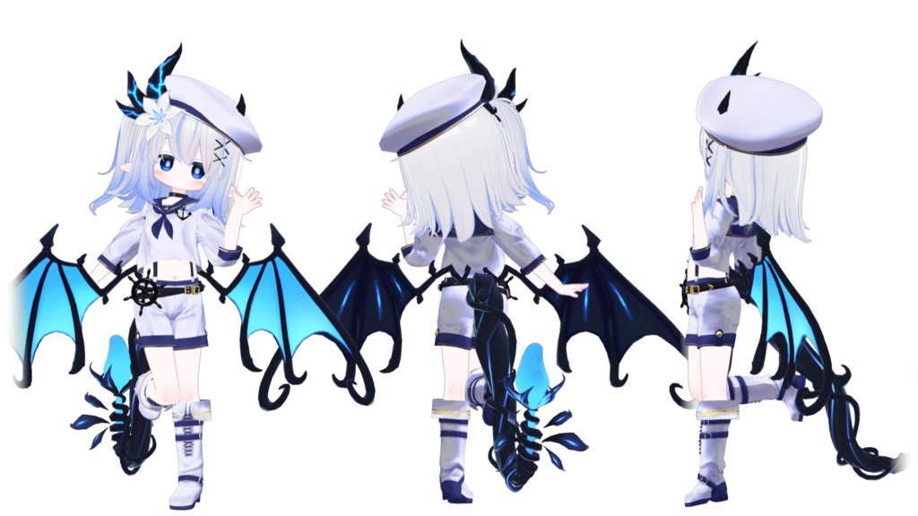 【MA設定済】複数アバター向け衣装「セーラーマリン」