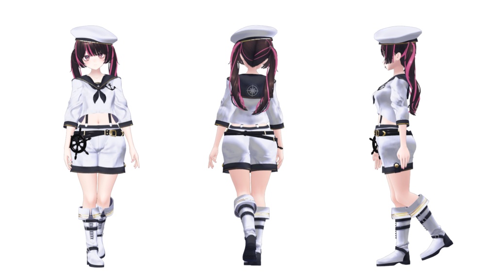 【MA設定済】複数アバター向け衣装「セーラーマリン」