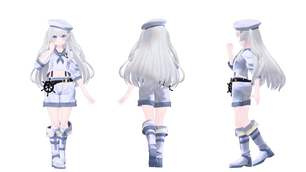 【MA設定済】複数アバター向け衣装「セーラーマリン」